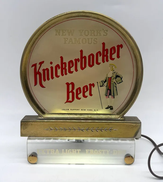 Knickerbocker Beer Lighted Advertising Sign