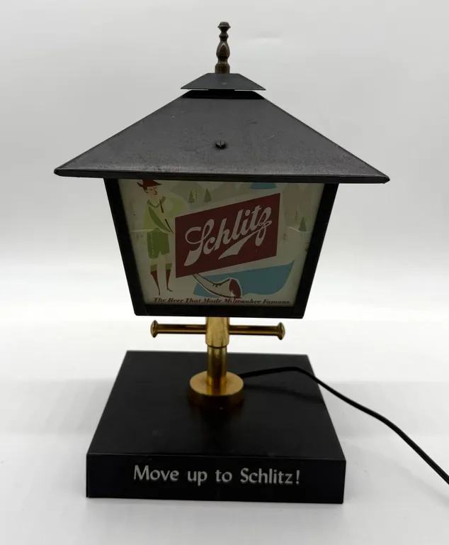 Schlitz Beer Advertising Lamp, Needs Bulb