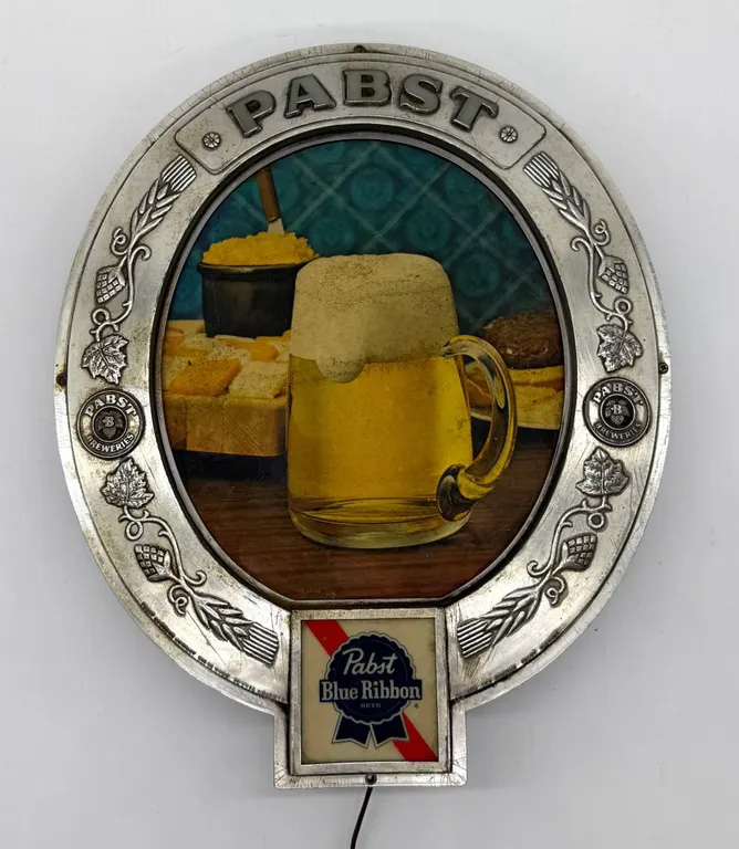 Pabst Blue Ribbon Illuminated Beer Light