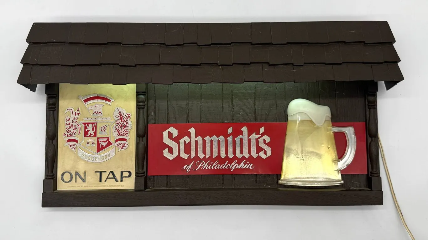 Schmidt's of Philadelphia Beer Light Sign