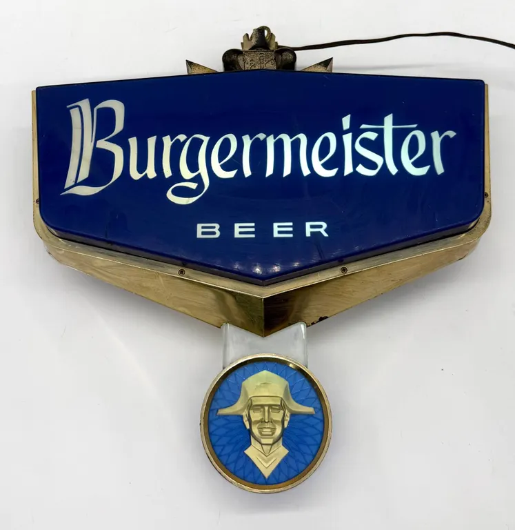 Burgermeister Beer Lighted Sign