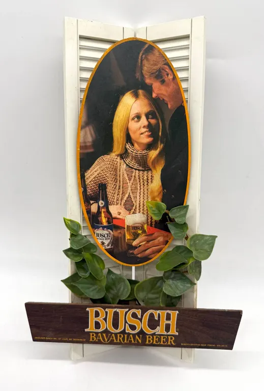 Busch Bavarian Beer Plastic Wall Sign