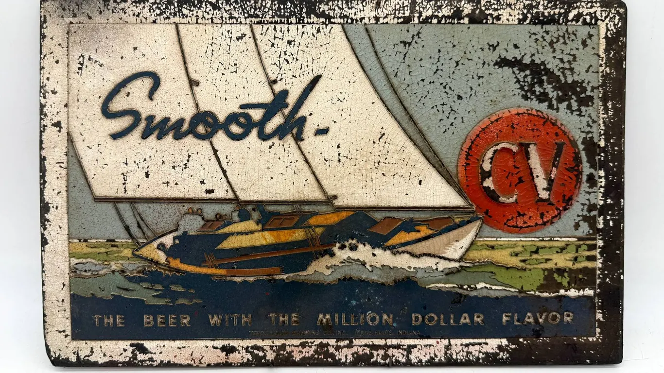 CV Beer Advertising Sign