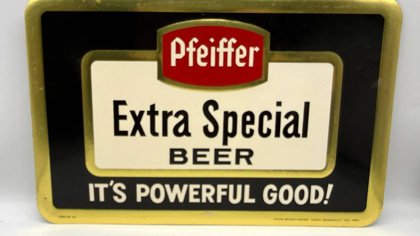 Pfeiffer Extra Special Beer Sign