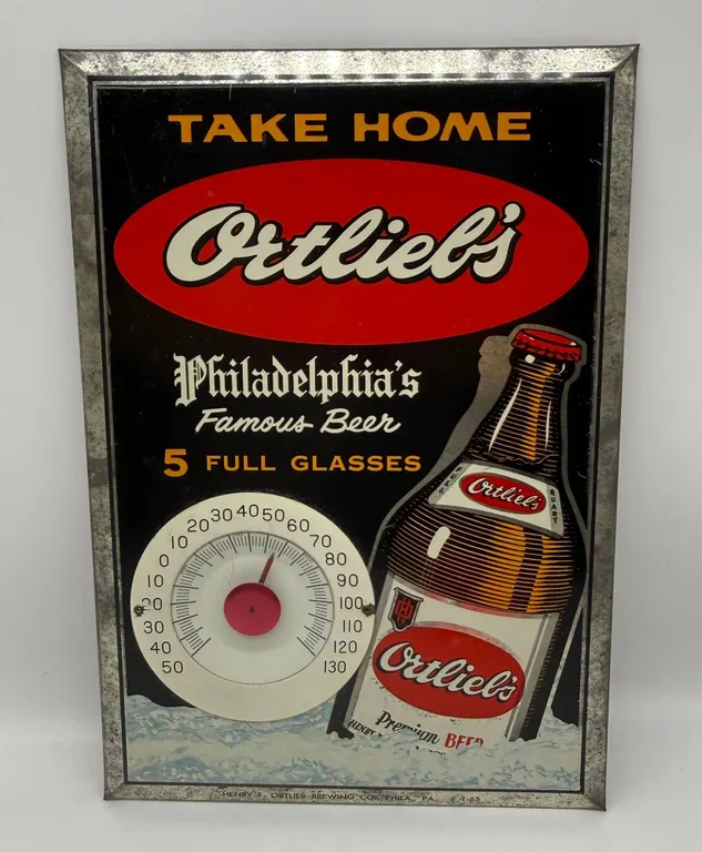 Ortlieb's Beer Sign Thermometer
