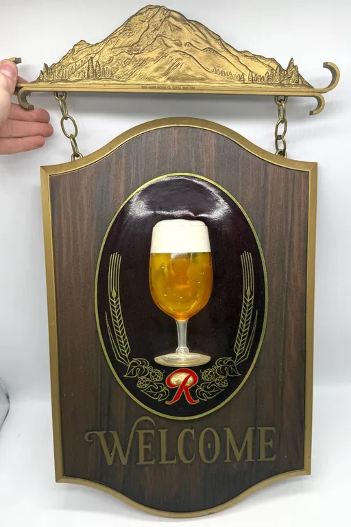 Rainier Beer 3D Wall Welcome Sign