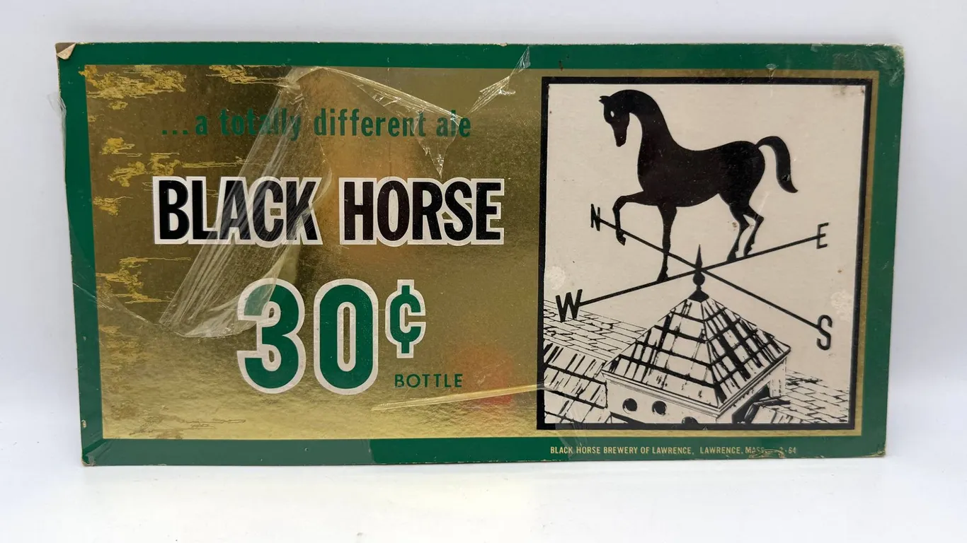 Black Horse Beer Sign Black Horse Brewery
