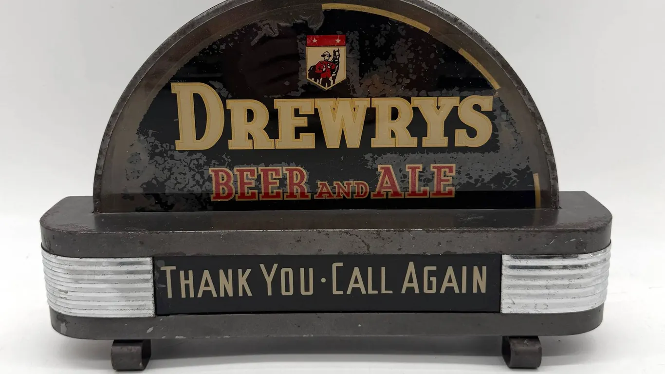Drewrys Beer and Ale Advertising Beer Light