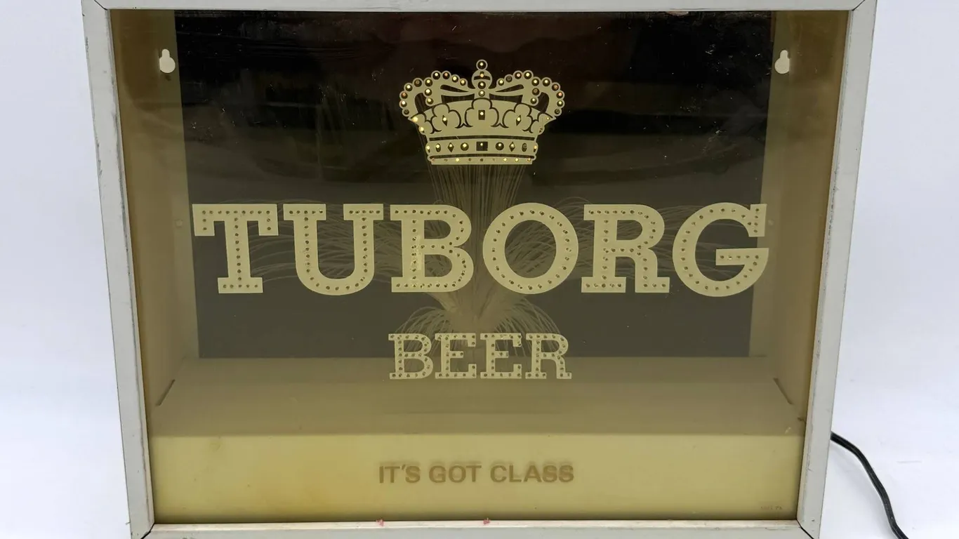 Tuborg Beer Illuminated Bar Light Sign