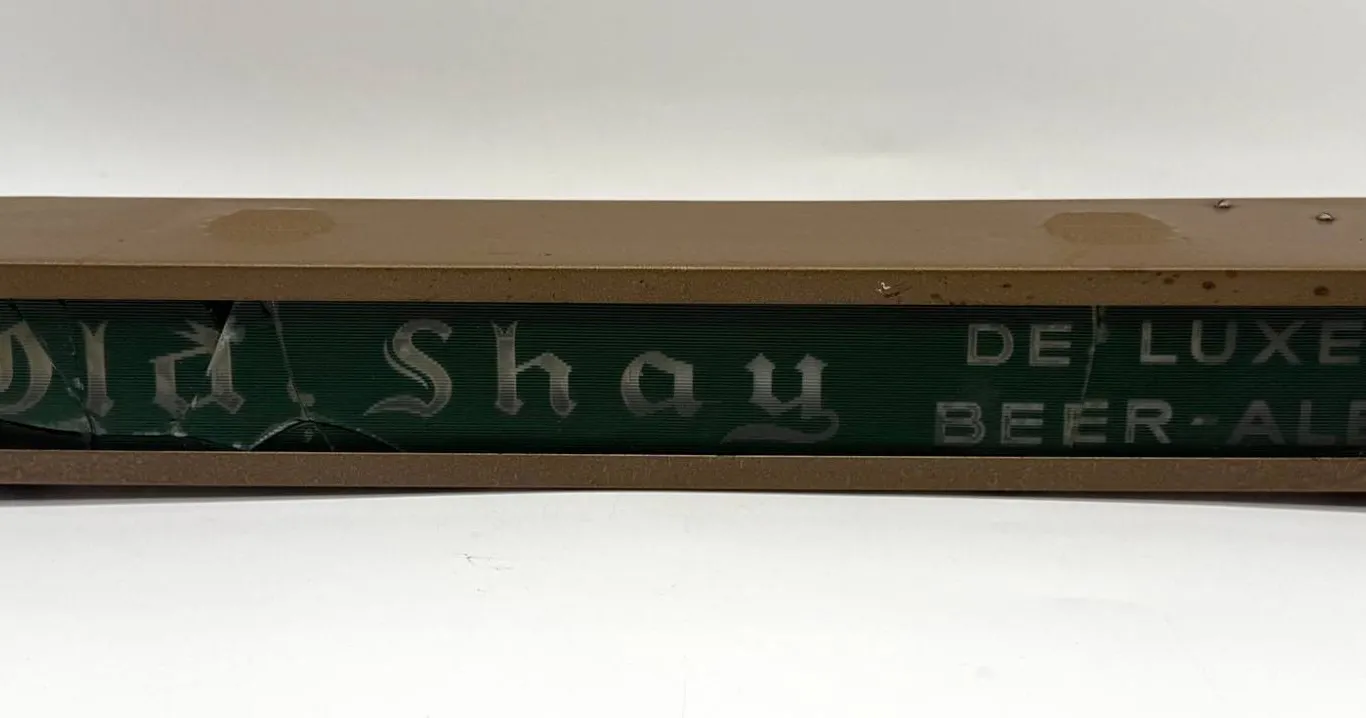 Old Shay Deluxe Beer-Ale Lighted Bar Sign