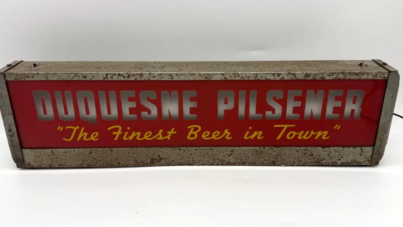 Duquesne Pilsener Illuminated Beer Light Sign