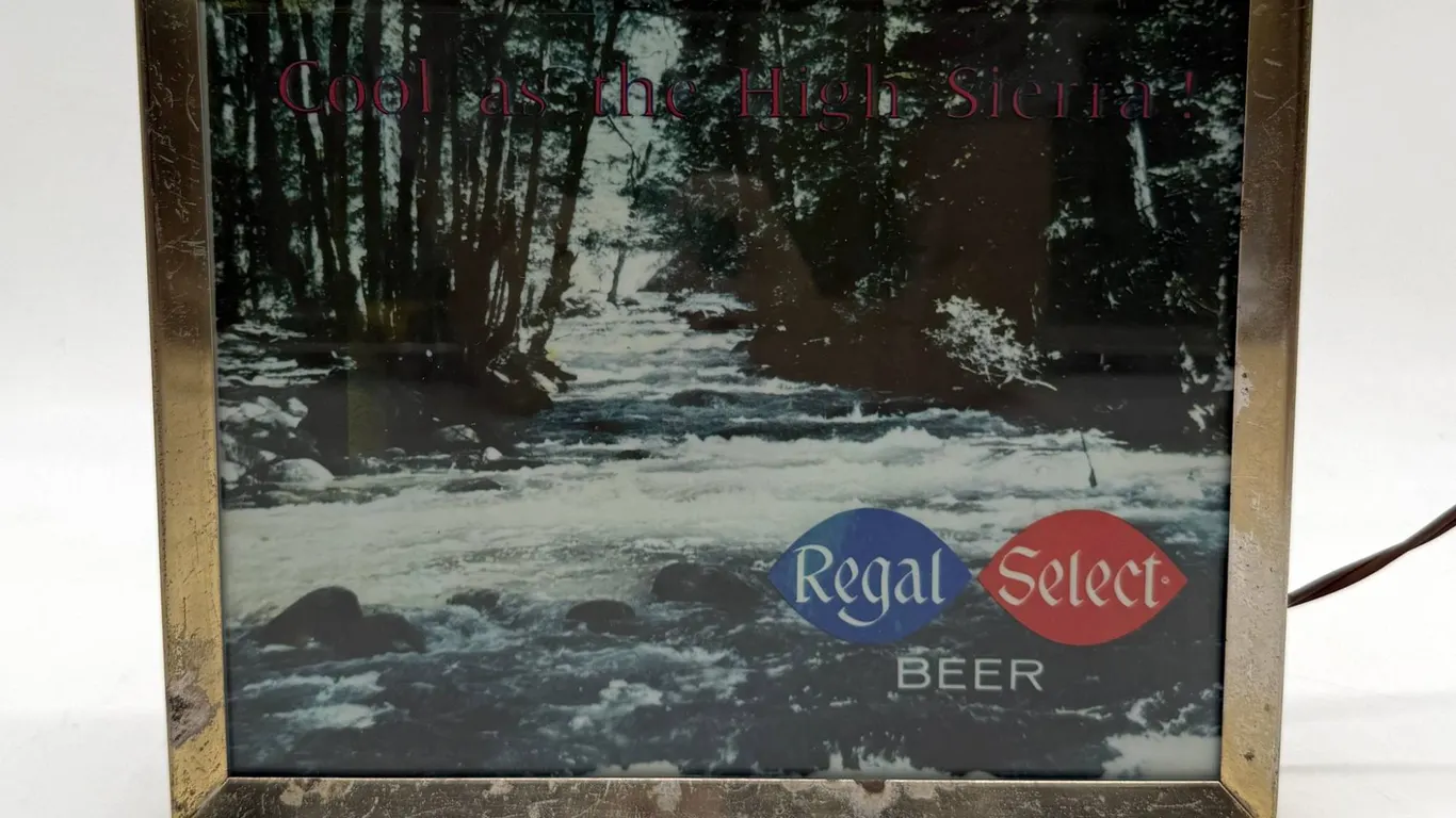 Regal Select Beer Lighted Advertising Sign