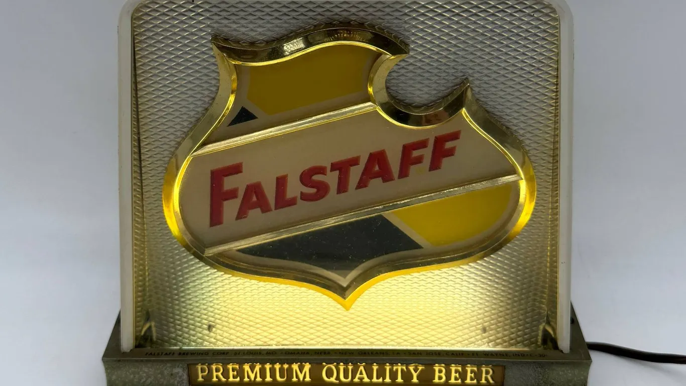 Falstaff Premium Quality Beer Light Sign