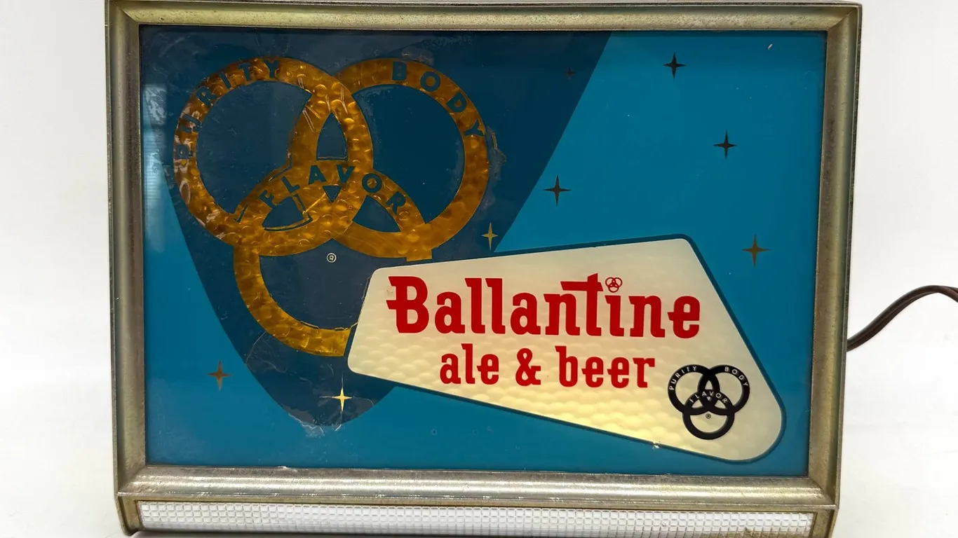 Ballantine Ale & Beer Lighted Sign
