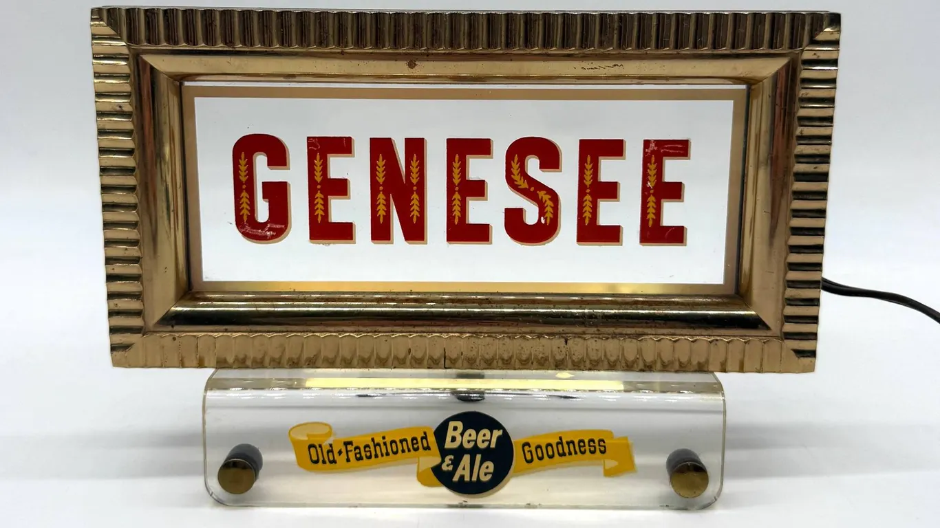 Genesee Old-Fashioned Beer Ale Lighted Sign