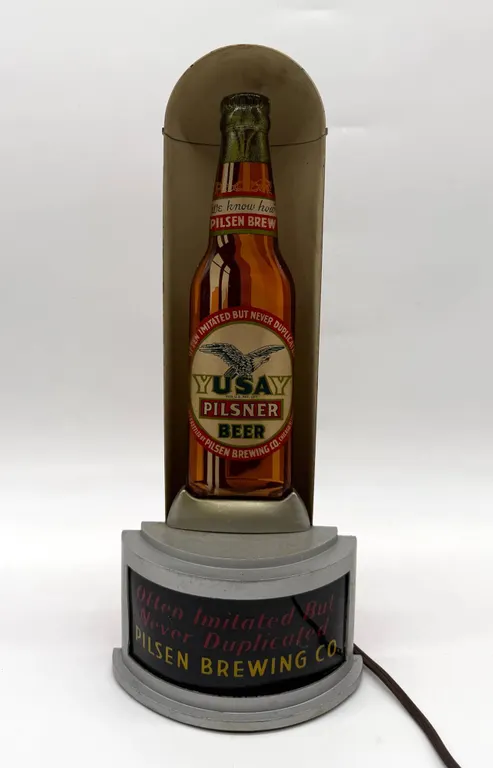 Yusay Pilsner Beer Lighted Display