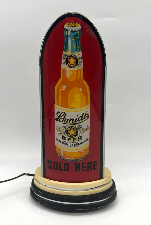 Schmidt’s Beer Advertising Lighted Sign