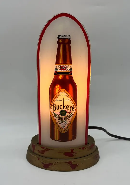 Buckeye Beer Advertising Lighted Display