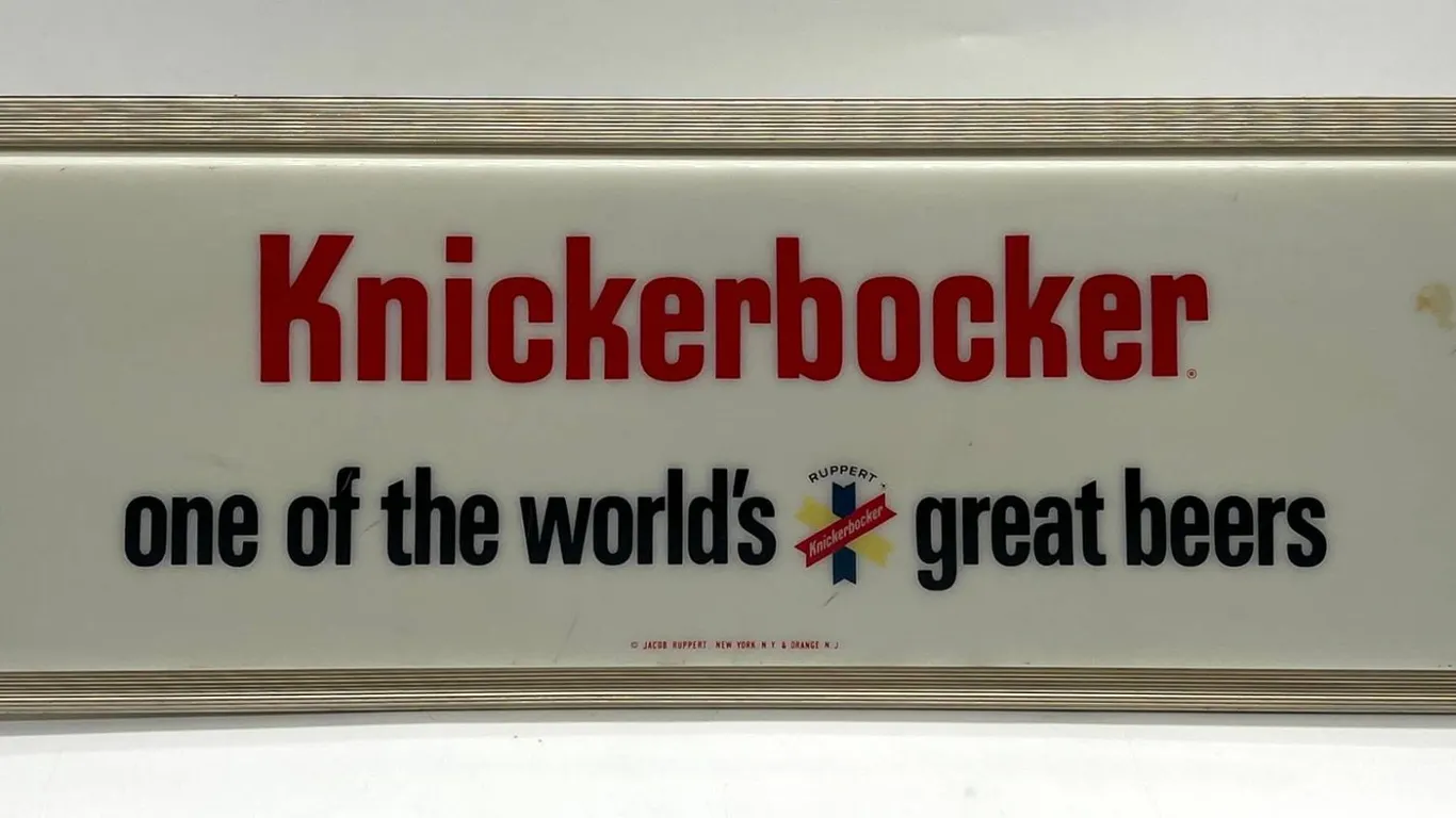 Knickerbocker Beer Lighted Advertising Sign