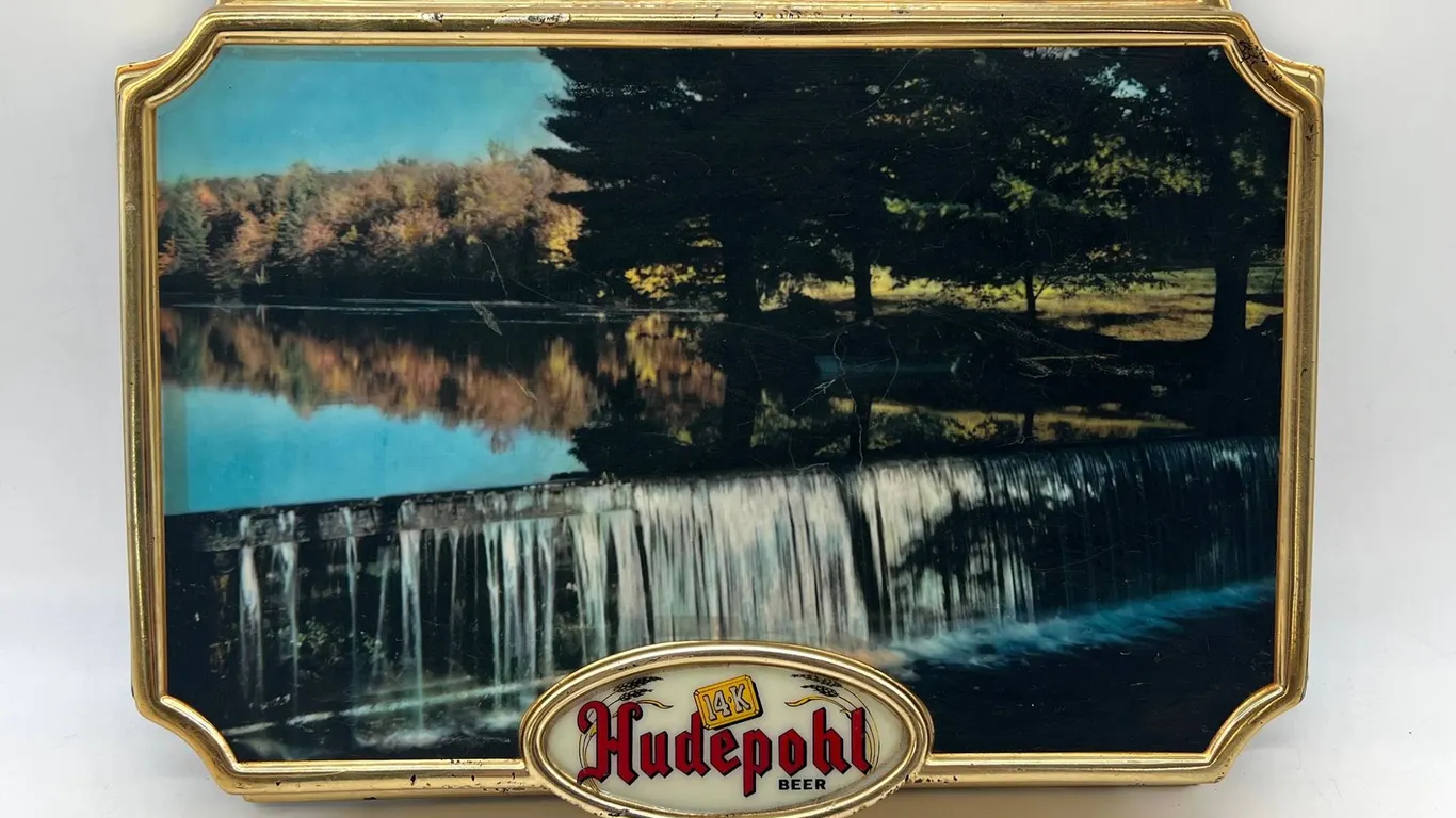 Hudepohl Beer Lighted Wall Sign
