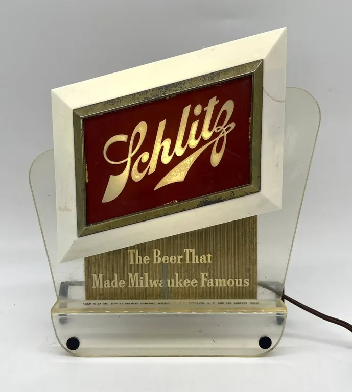 Vintage Schlitz Beer Lighted Sign