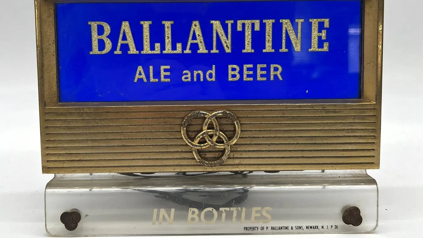 Ballantine Ale and Beer Lighted Sign