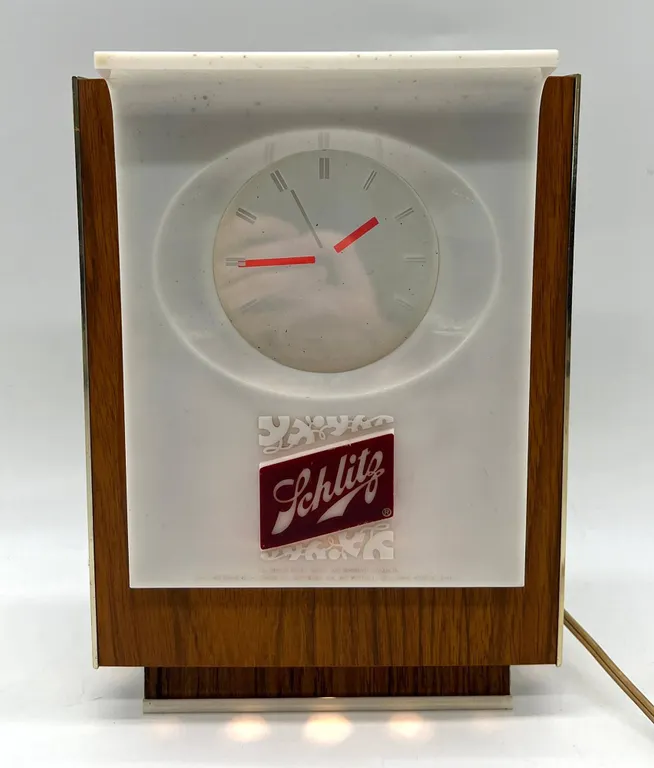 Vintage Schlitz Lighted Wall Clock
