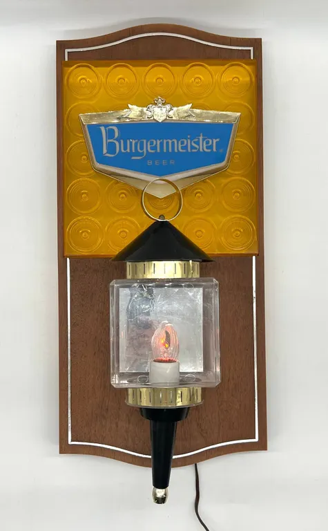 Burgermeister Beer Lighted Sign