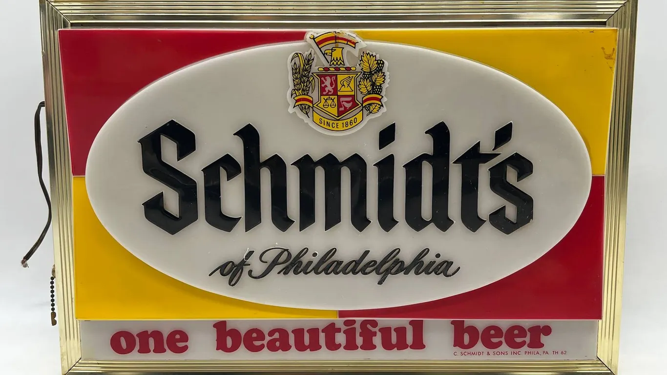 Schmidt's Philadelphia Beer Light Sign