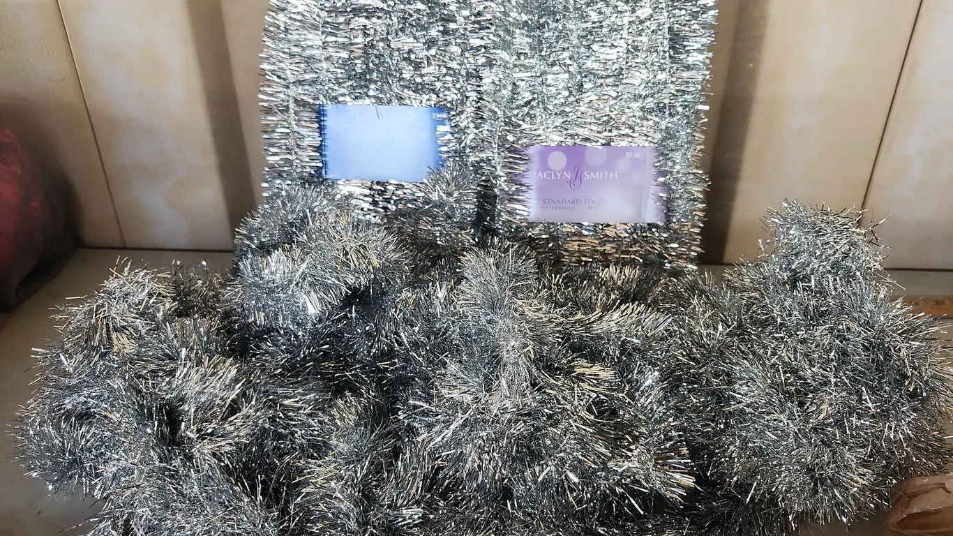 5 Pcs Silver Garland Sections