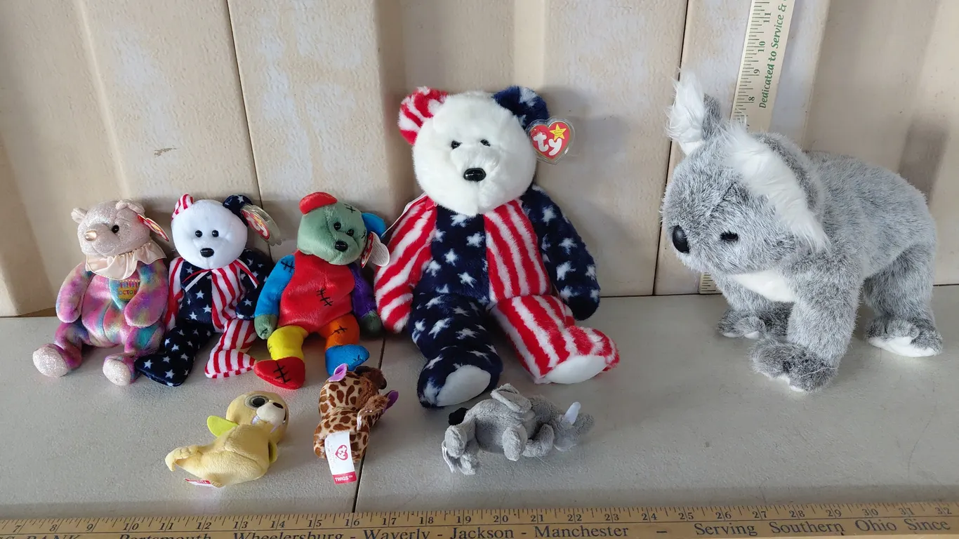 Assorted Ty Plush Animals