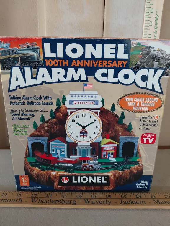 Lionel 100th Anniversary Alarm Clock 1900-2000
