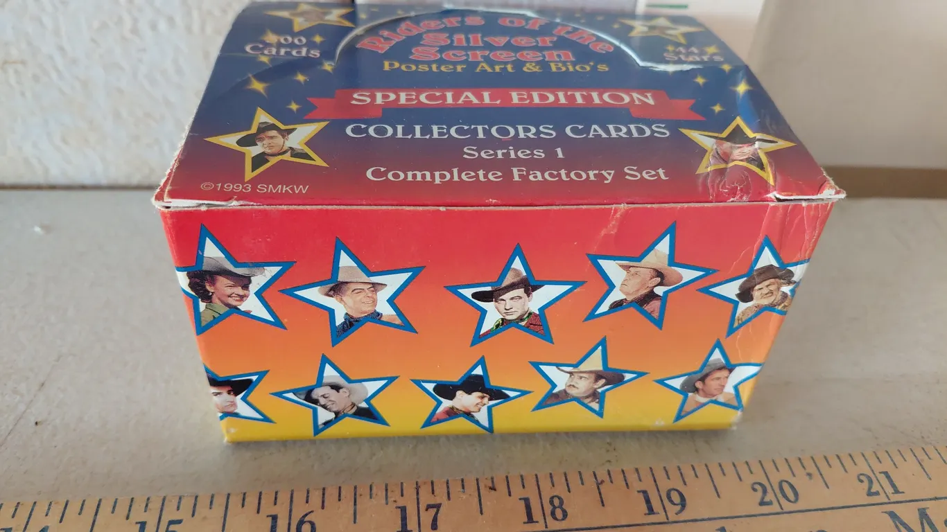 1993 Rider Of The Silver Screen Special Edition Collector Card, Opened