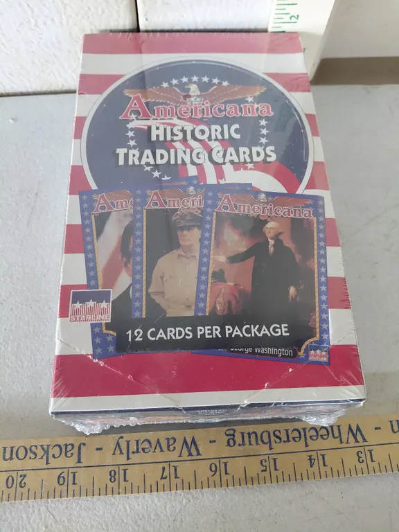 Unopened 1991 Americana Historic Trading Cards
