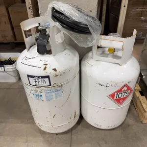 Lot of (2) Asst. Propane Tanks and (1) Propane Regulator and Hose
