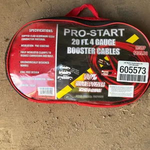 UNUSED PRO-START 20’ GAUGE BOOSTER CABLES