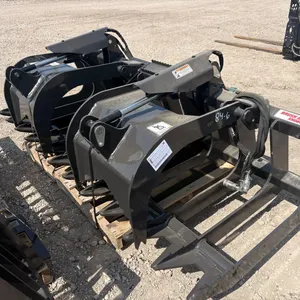 New 2026 Stout XHD84-6 84" HD commercial grade brush grapple w/ skid steer quick attach-Sales Tax