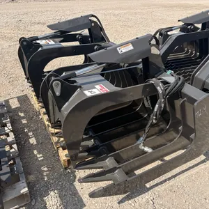New 2026 Stout HD72-4 72" HD commercial grade brush grapple w/ skid steer attach-Sales Tax