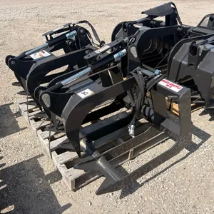 New 2026 Stout 66-9 66" HD commercial grade brush grapple w/ skid steer quick attach-Sales Tax