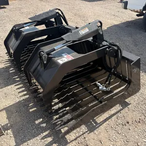 New 2026 Stout 78-3 78" HD commercial grade rock grapple w/ skid steer quick attach-Sales Tax