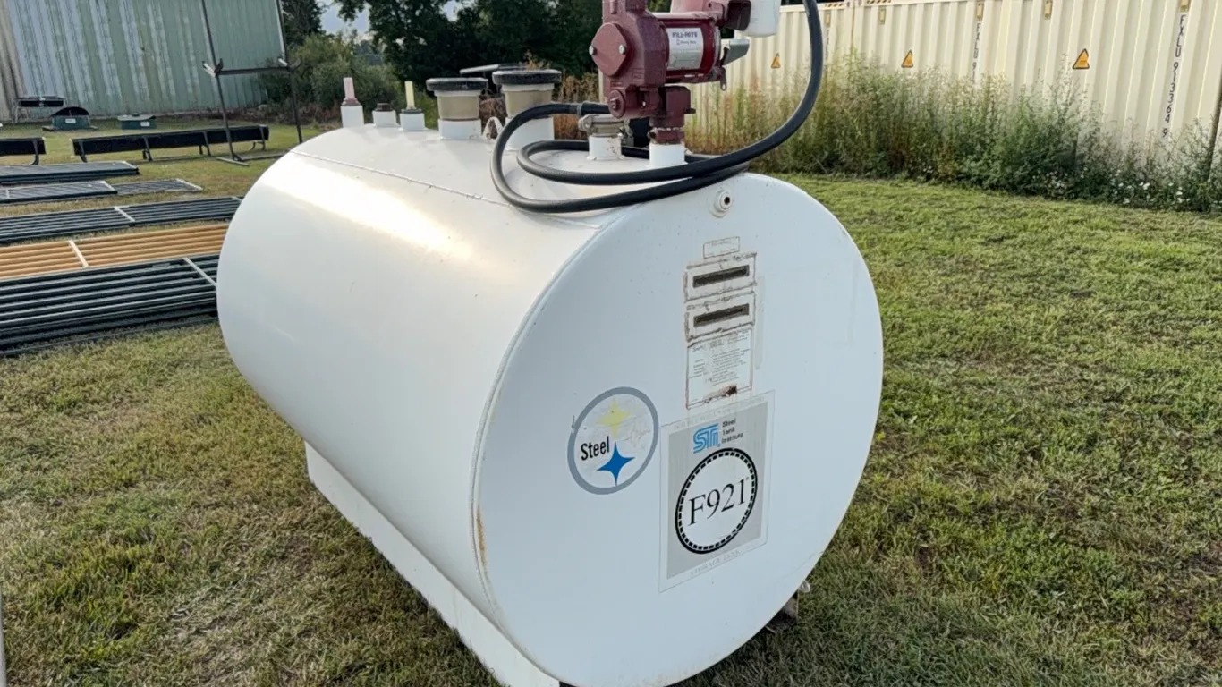 550 Gallon double wall fuel tank w/ Fill-Rite HD 20gpm pump & nozzle