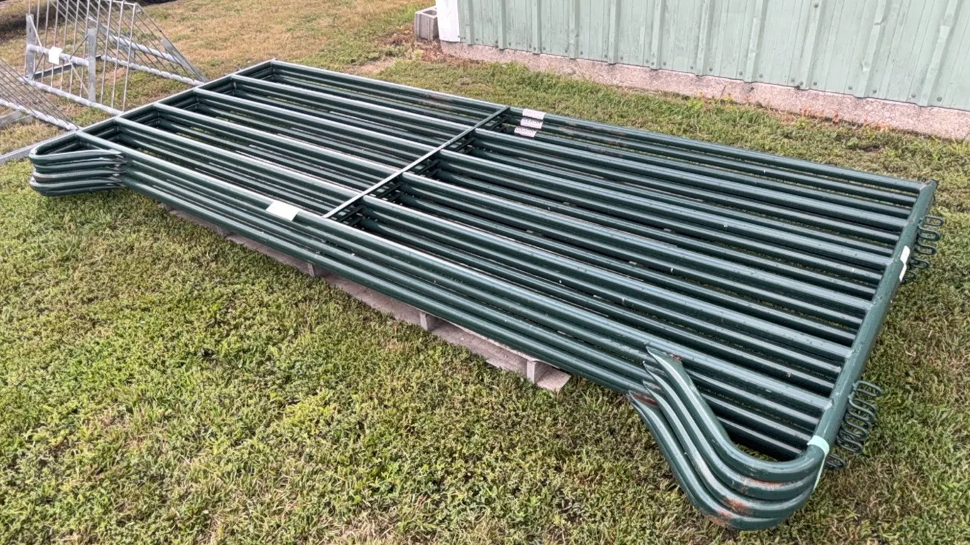 5) New Behlen 12' corral gates-Sales Tax