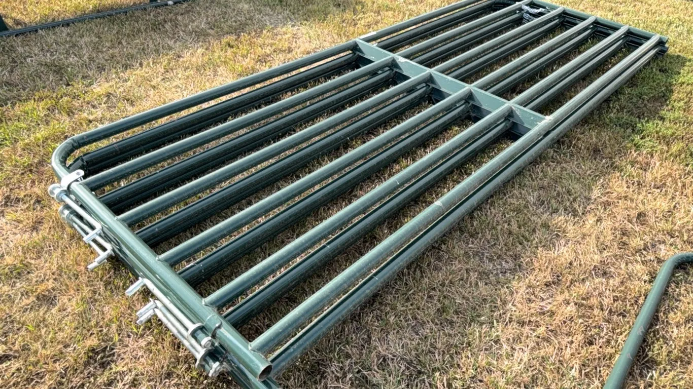 3) New Behlen 12' corral gates-Sales Tax