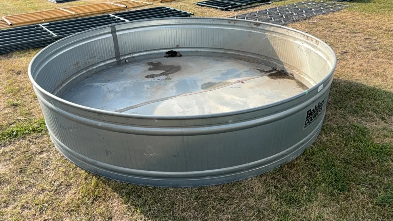 New Behlen R102 10' diameter galvanized steel stock tank-Sales Tax