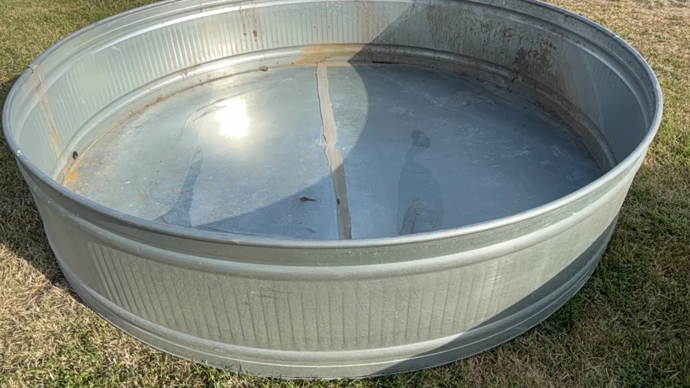 New Behlen R102 10' diameter galvanized steel stock tank-Sales Tax