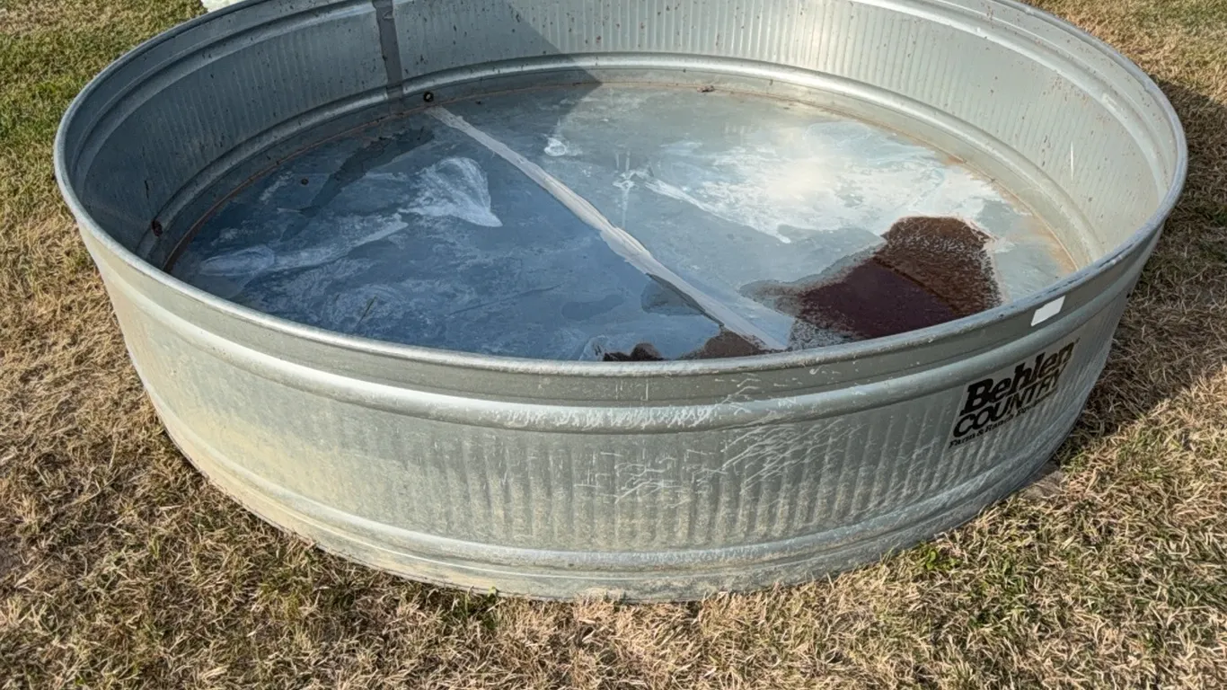 New Behlen R102 10' diameter galvanized steel stock tank-Sales Tax