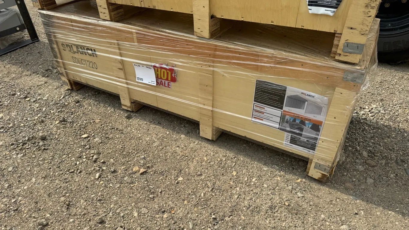 New SDLanch SDLC1220 12'x20'x100" Steel carport-Sales Tax