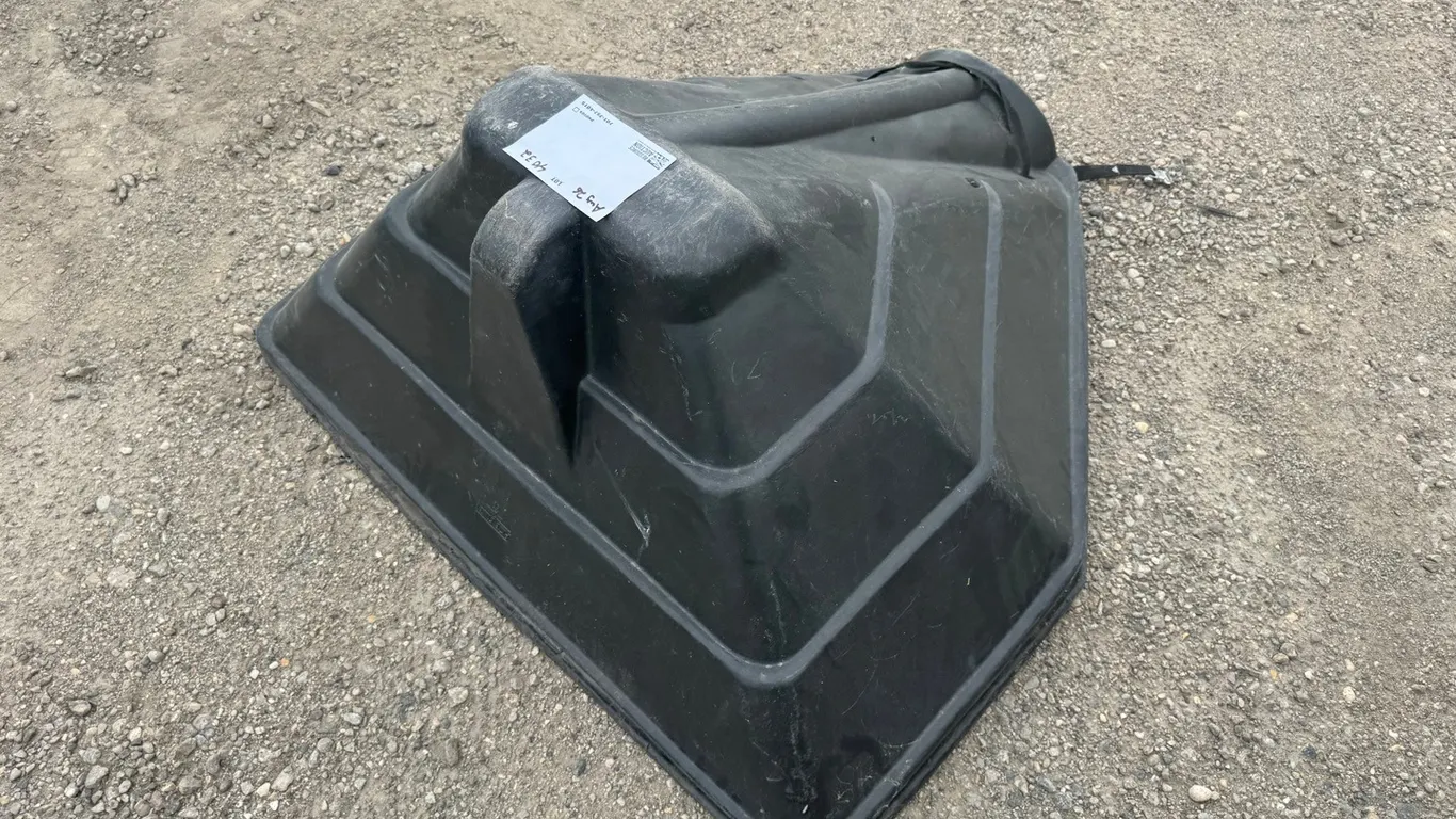 2) Poly auger hoppers