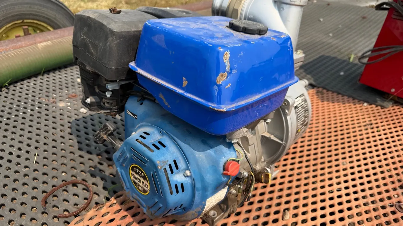 PowerMax 4" steel pump w/ 9hp engine