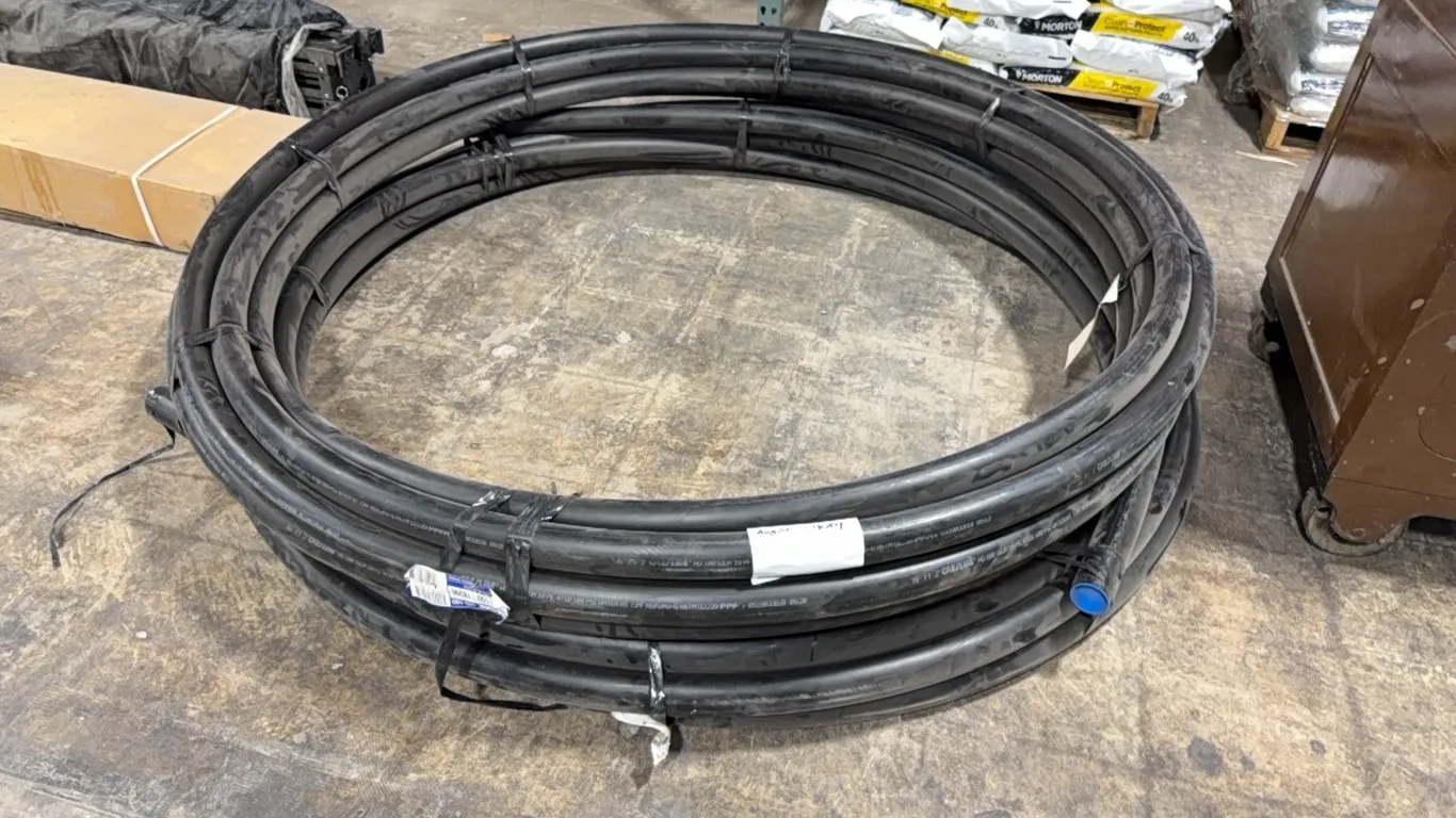 2) Unused 100'x2" Rolls of Cresline water pipe-Sales Tax